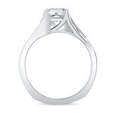 Princess Cut Pave Ring