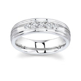Classic Mens Diamond Wedding Band