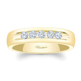 Mens 5mm Channel Set Diamond Band