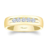 Mens 6mm Channel Set Diamond Band