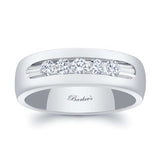 Mens 7mm Channel Set Diamond Band