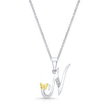 N Initial Necklace