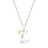U Initial Necklace
