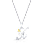 X Initial Necklace