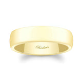 6mm Men's Domed Wedding Band
