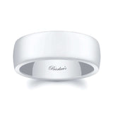 8mm Men's Domed Wedding Band