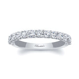 Half Diamond Wedding Band
