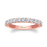 Half Diamond Wedding Band