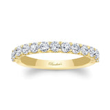 Half Diamond Wedding Band