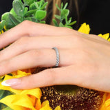 Half Diamond Wedding Band
