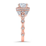 Vintage Halo Engagement Ring