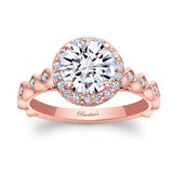 Vintage Halo Engagement Ring
