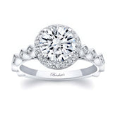 Vintage Halo Engagement Ring