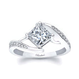 Unique Princess Cut Ring