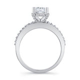 Hidden Halo Princess Cut Engagement Ring