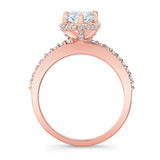 Teardrop Moissanite Engagement Ring