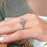 Vintage Three Stone Engagement Ring