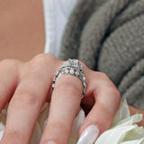 Vintage Three Stone Engagement Ring