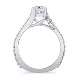 1 Carat Emerald Cut Diamond Ring