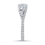 1 Carat Emerald Cut Diamond Ring
