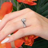 Bypass Diamond Ring