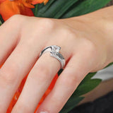 Bypass Diamond Ring