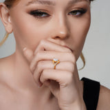 Unique Pear Shaped Engagement Ring