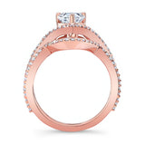 Unique Pear Shaped Wedding Set