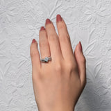 Interlocking Princess Cut Diamond Bridal Set