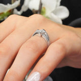 Interlocking Princess Cut Diamond Bridal Set