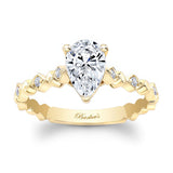 Art Deco Pear Shaped Diamond Ring