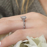 Art Deco Pear Shaped Diamond Ring