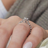 Art Deco Pear Shaped Diamond Ring