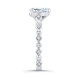 Art Deco Pear Shaped Diamond Ring