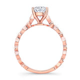 Art Deco Oval Engagement Ring