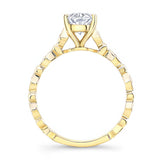 Art Deco Oval Engagement Ring