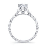Art Deco Oval Engagement Ring