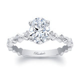 Art Deco Oval Engagement Ring