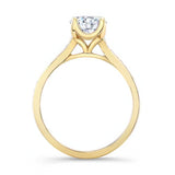 Classic Moissanite Engagement Ring