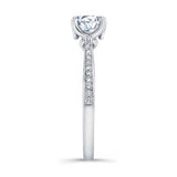 Classic Moissanite Engagement Ring