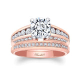 Channel Set Wedding Ring Set