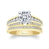 Channel Set Wedding Ring Set