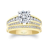 Channel Set Wedding Ring Set