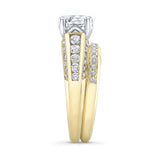 Channel Set Wedding Ring Set