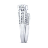 Channel Set Wedding Ring Set