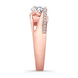 Pave Moissanite Ring