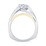 Pave Moissanite Ring