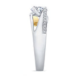 Pave Moissanite Ring