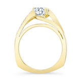Pave Moissanite Ring