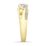 Pave Moissanite Ring